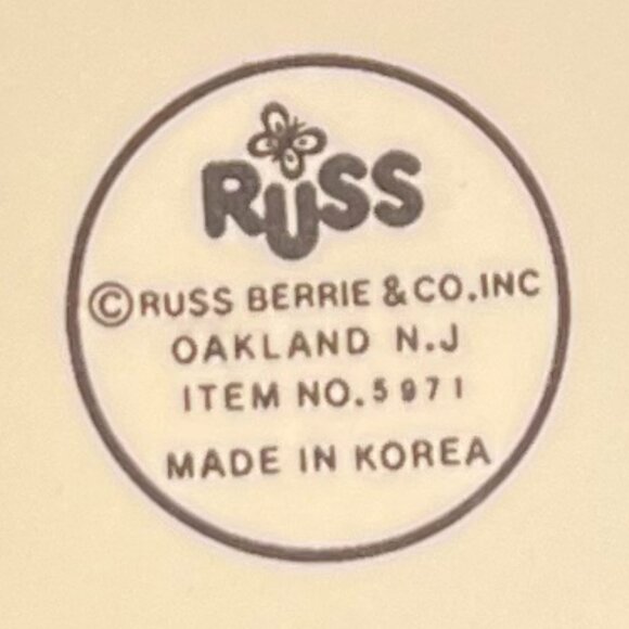 #1 MAN OF THE YEAR Golfer on a Postage Stamp Ceramic Mug ~ Russ Berrie & Co. - Picture 8 of 8